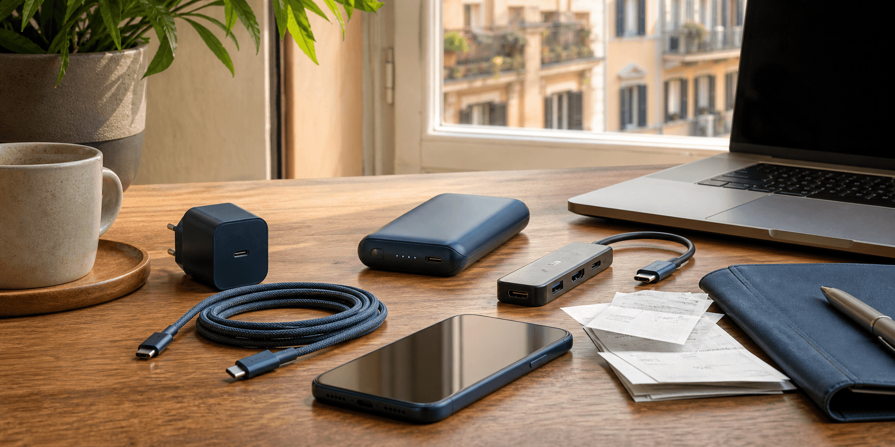 Caricatori USB-C GaN da 100 W 2026: 10 modelli multiporta hero image