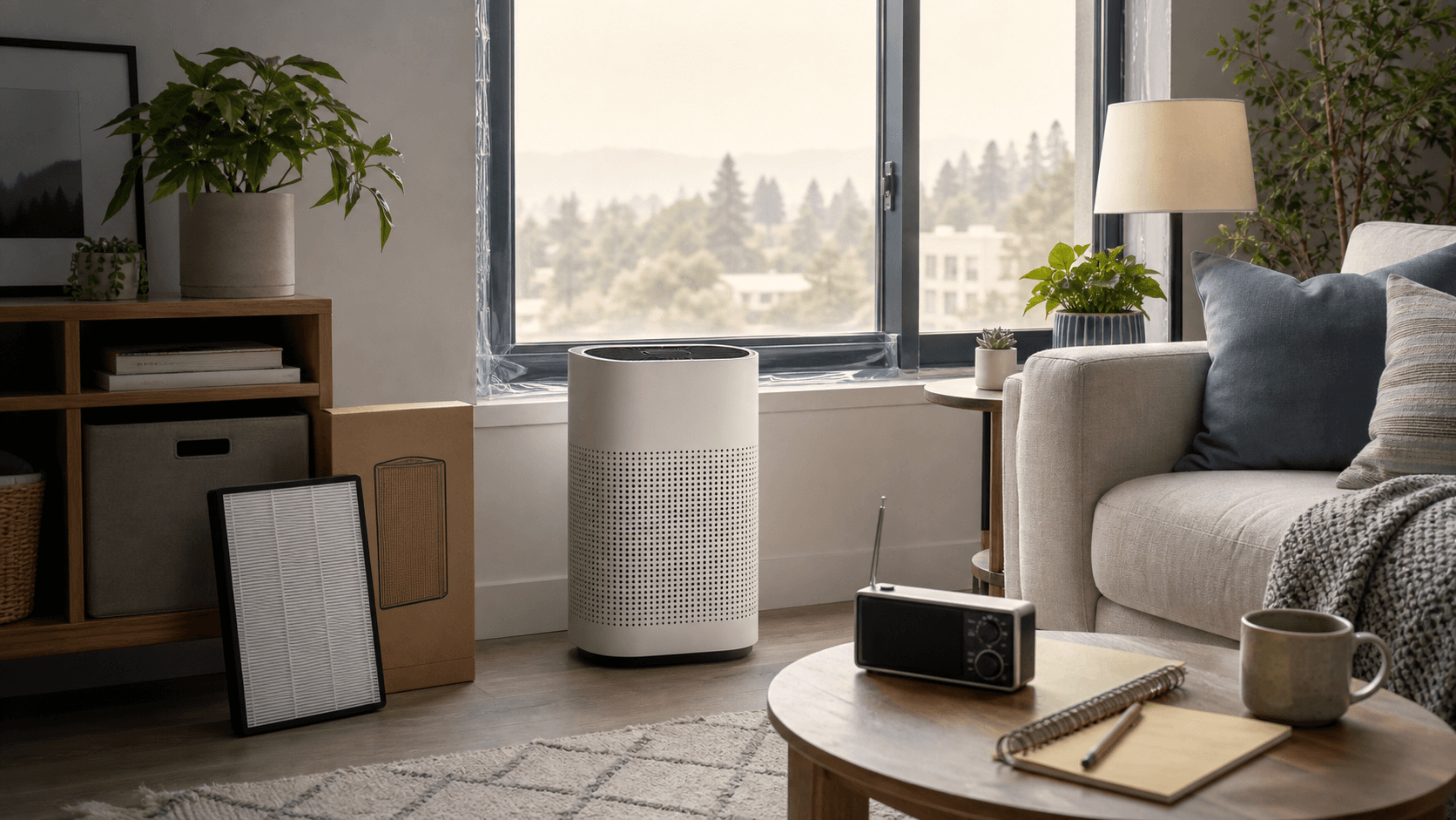 Wildfire smoke air purifier trend 2026: 10 exact models compared hero image